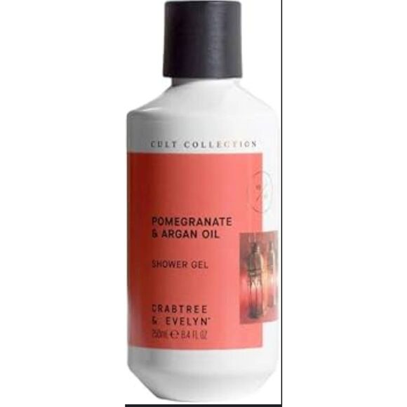 Crabtree & Evelyn Shower Gel Pomegranate & Argan Oil 8.4 Ounce New - Picture 1 of 5